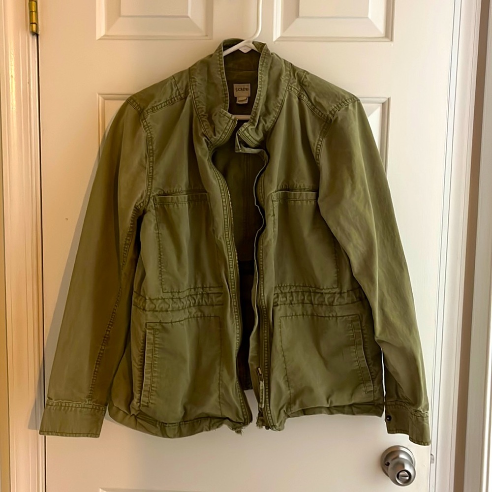 Jcrew Cargo Jacket Green XL